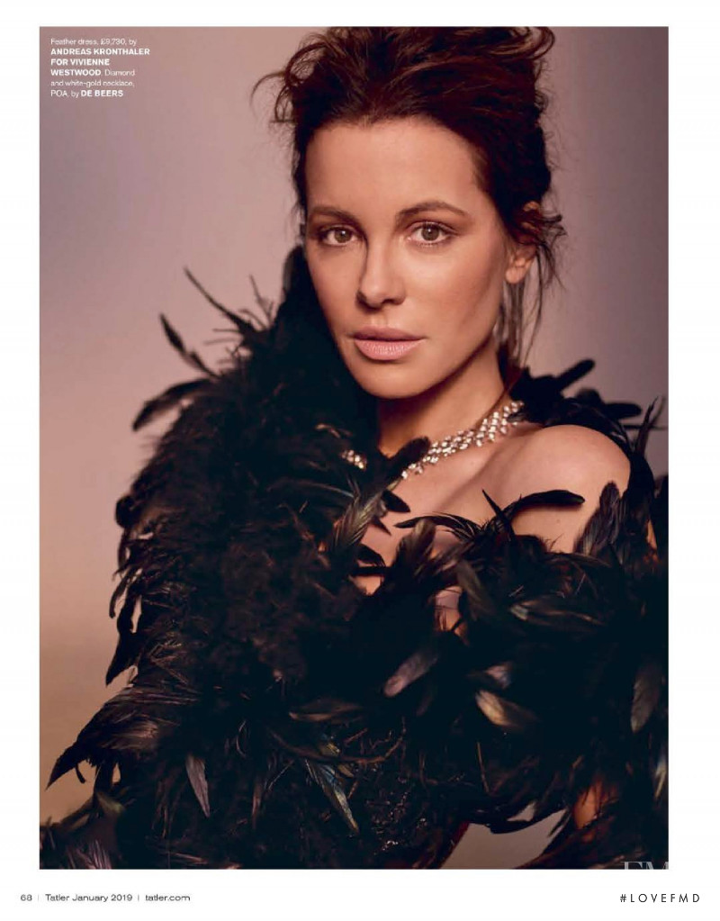 Kate Beckinsale featured in La Confidential, January 2019