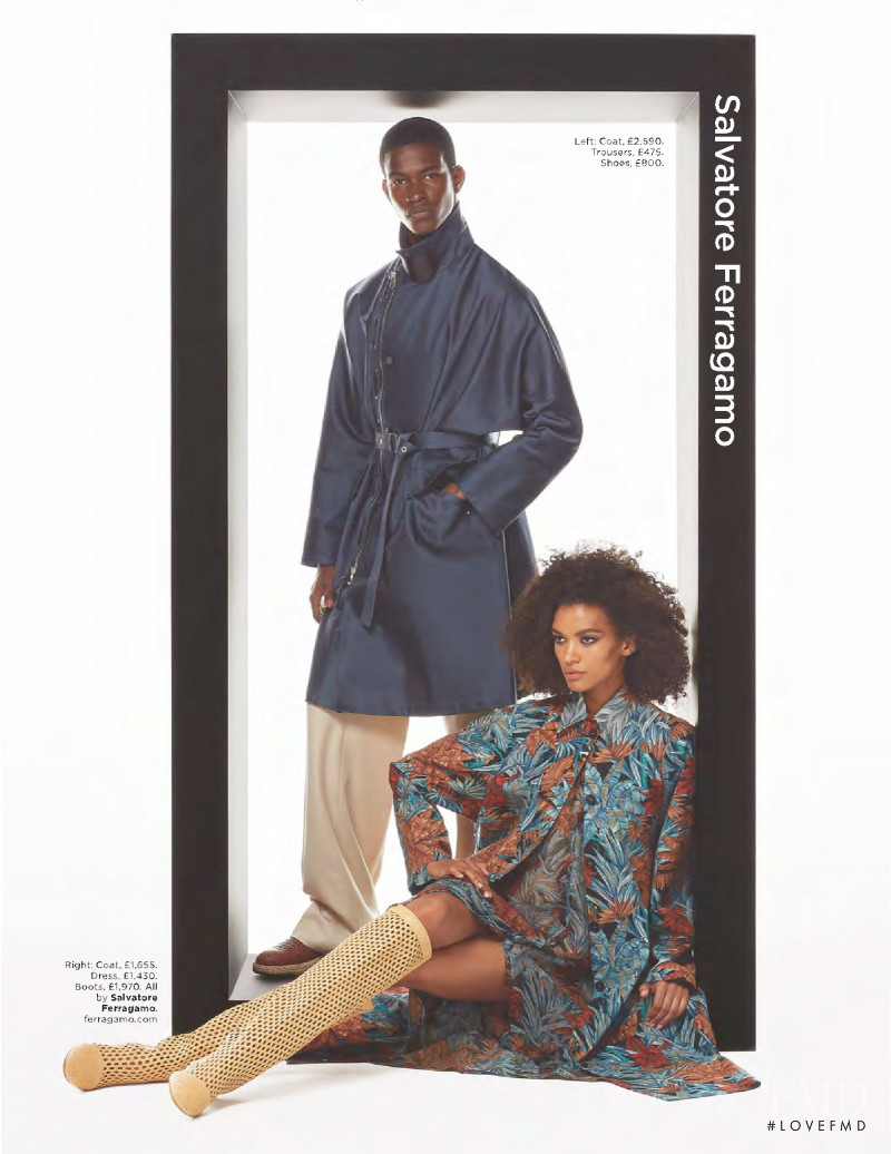 Vanessa Ouma featured in The GQ Collections Spring/Summer 2019, March 2019