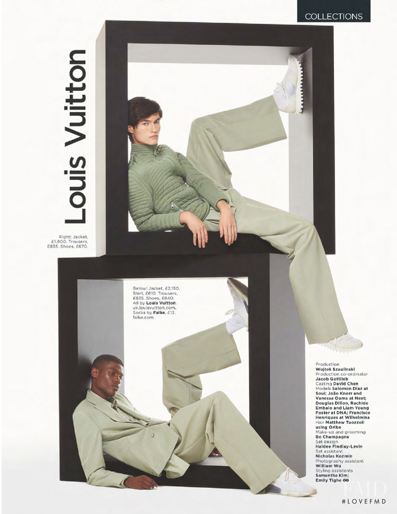 Rachide Embaló featured in The GQ Collections Spring/Summer 2019, March 2019