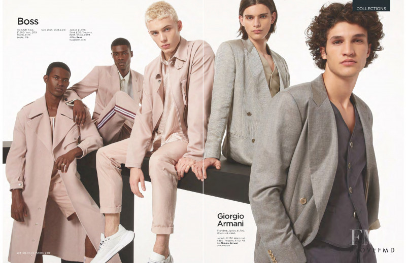 Salomon Diaz featured in The GQ Collections Spring/Summer 2019, March 2019
