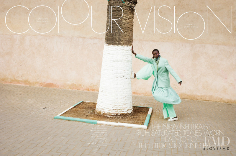 Akiima Ajak featured in Colour Vision, April 2019