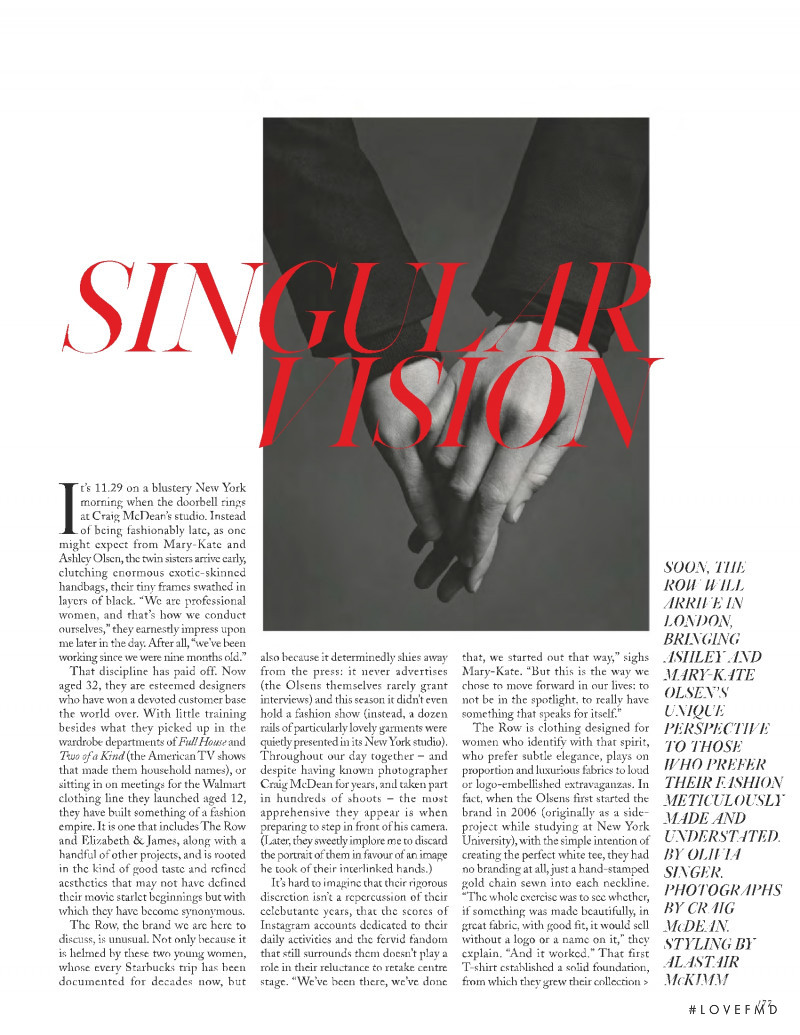 Singular Vision, April 2019