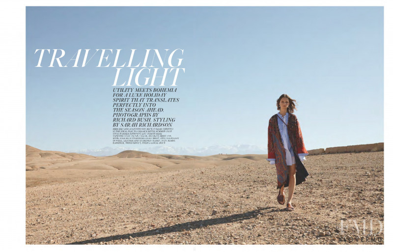 Giselle Norman featured in Traveling Light, April 2019