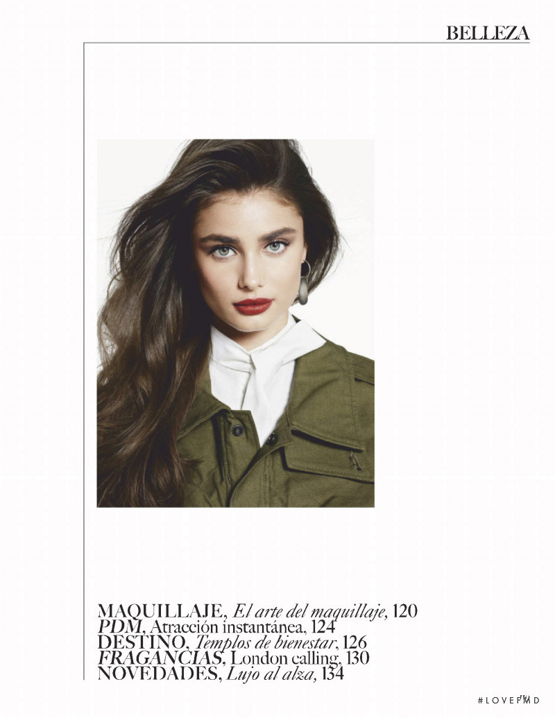 Taylor Hill featured in El arte del maquillaje, March 2019