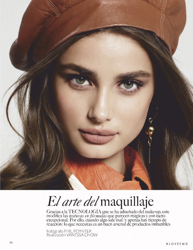 Taylor Hill featured in El arte del maquillaje, March 2019