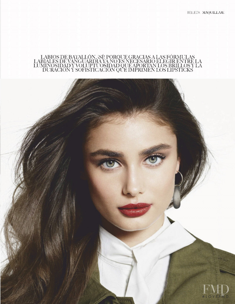 Taylor Hill featured in El arte del maquillaje, March 2019