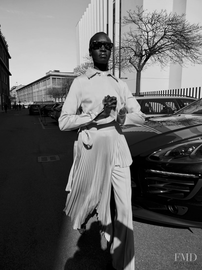 Alek Wek featured in The Relevance, March 2019