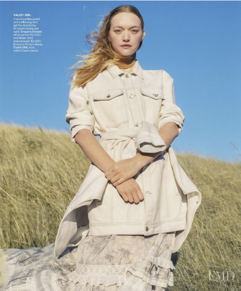 Gemma Ward featured in Beyond the Blue, March 2019