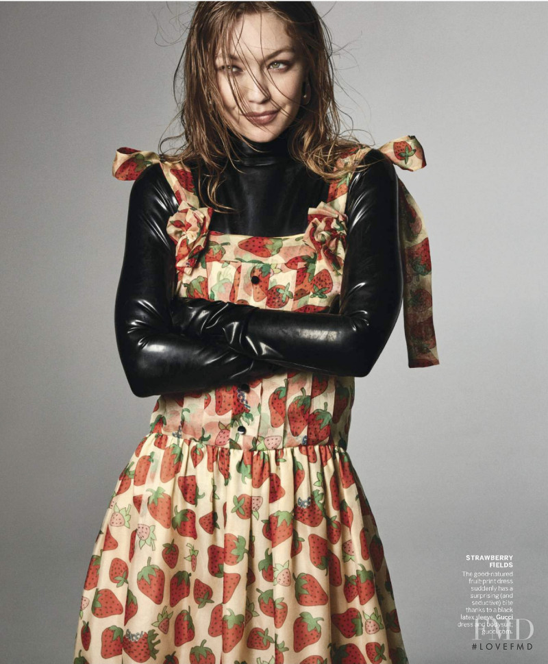 Gigi Hadid featured in Land of the Free, March 2019
