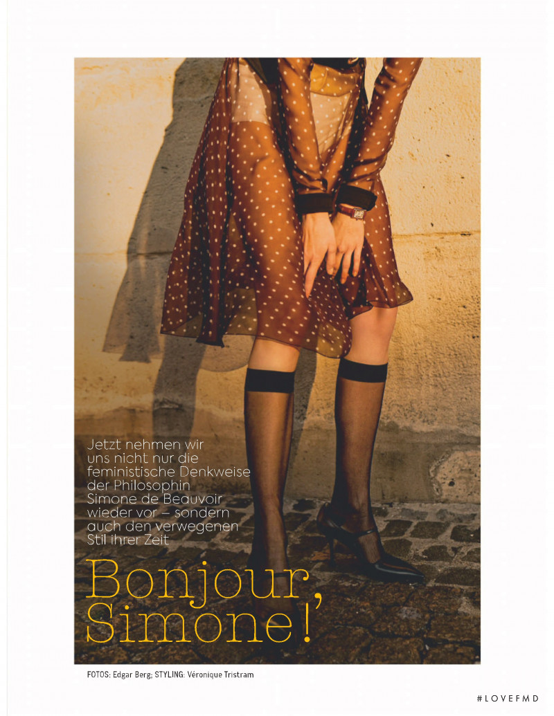 Mick Estelle featured in Bonjour, Simone!, April 2019