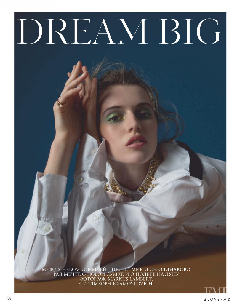 Sophie Longford featured in Dream Big, April 2019