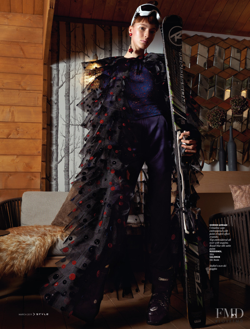 Nadine Ammeraal featured in Haute & Cold  , March 2019