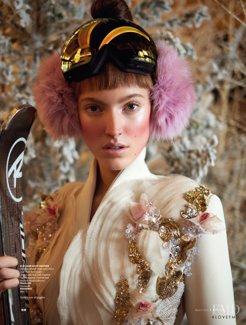 Nadine Ammeraal featured in Haute & Cold  , March 2019