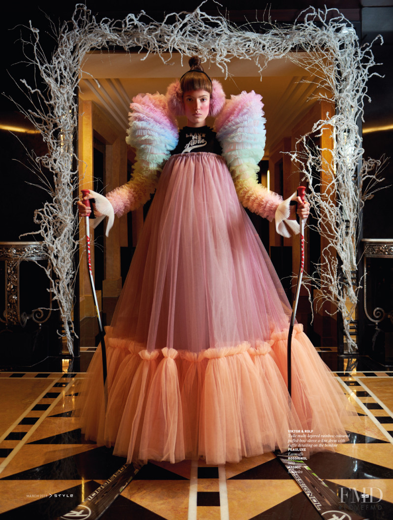 Nadine Ammeraal featured in Haute & Cold  , March 2019