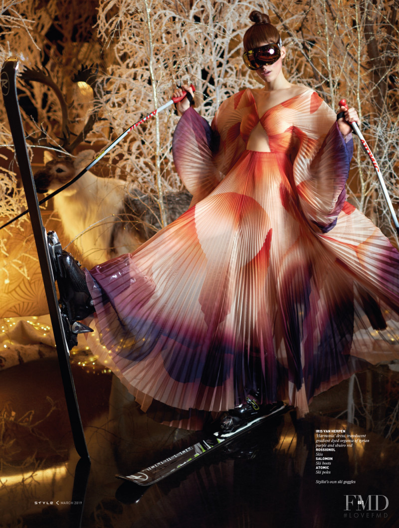 Nadine Ammeraal featured in Haute & Cold  , March 2019