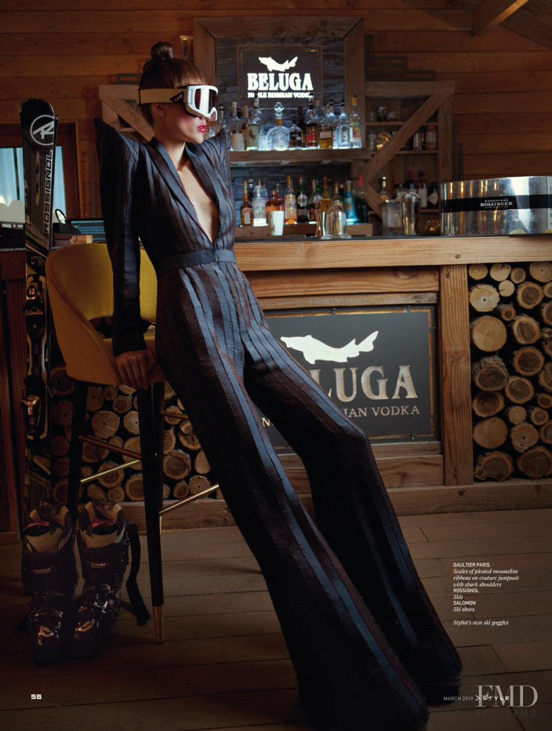 Nadine Ammeraal featured in Haute & Cold  , March 2019