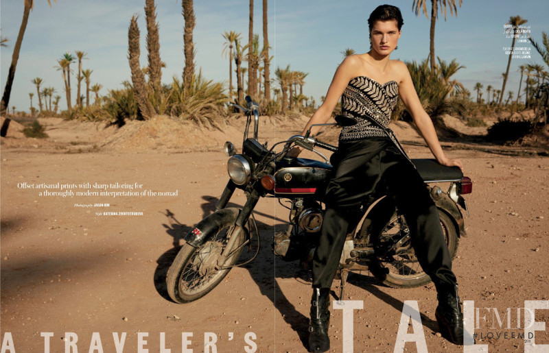 Julia van Os featured in A Traveler\'s Tale, March 2019