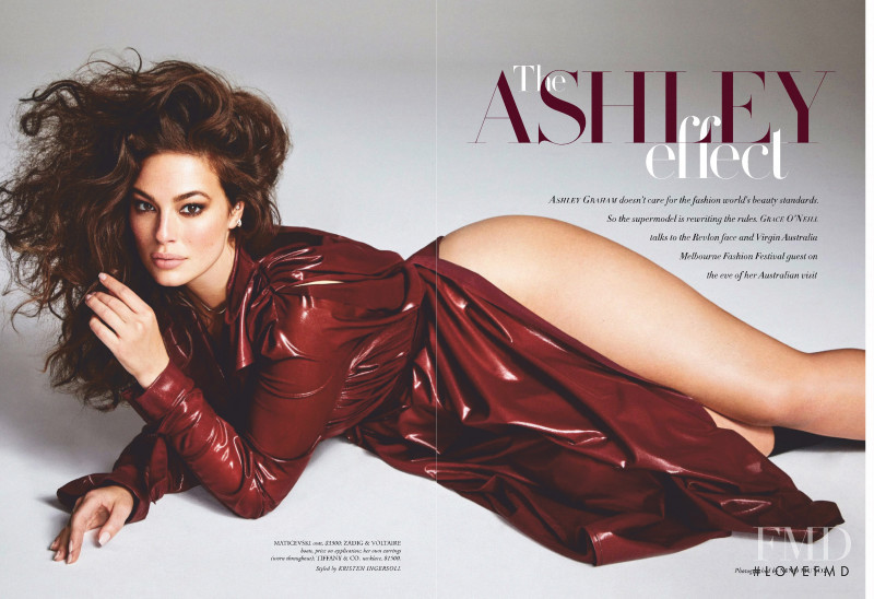 Ashley Graham featured in The Ashley Effect, April 2019