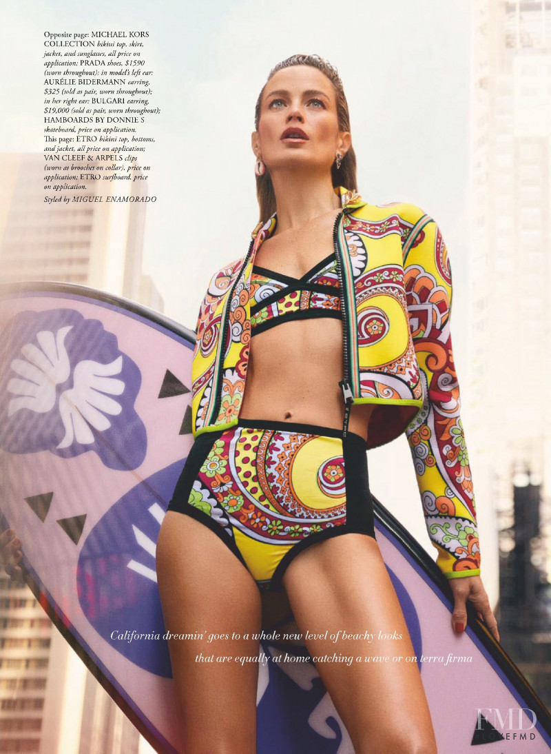 Carolyn Murphy featured in Surf City, April 2019