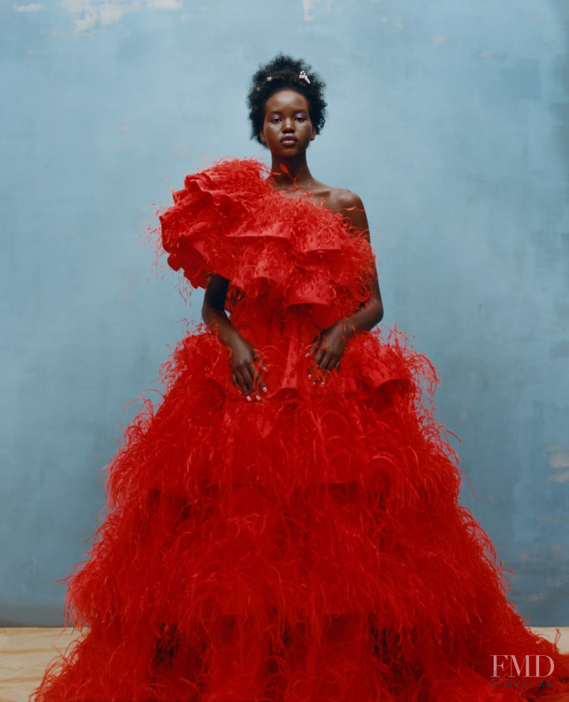 Adut Akech Bior featured in Fancy That, April 2019