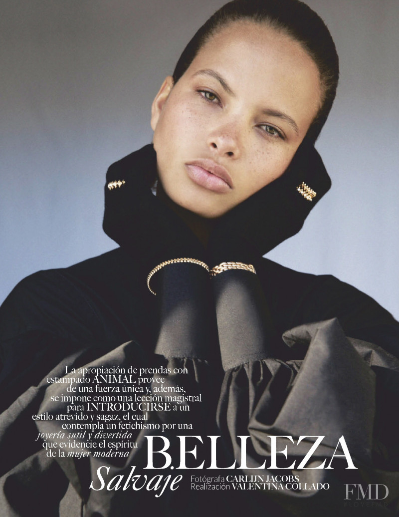 Litza Veloz featured in Belleza Salvaje, April 2019