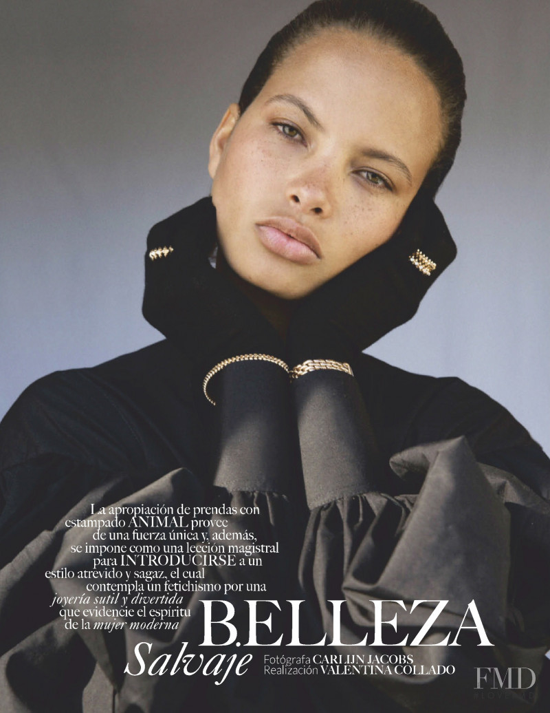 Litza Veloz featured in Belleza Salvaje, April 2019