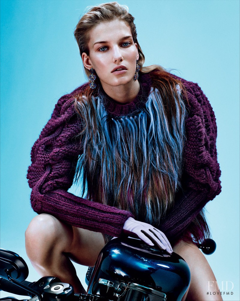 Marique Schimmel featured in Sweater Girls, September 2012