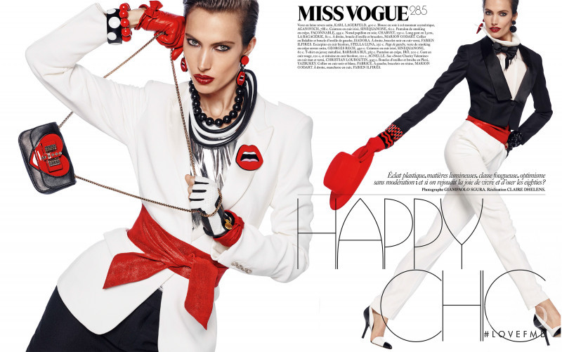 Jessica Miller featured in Happy Chic, March 2015