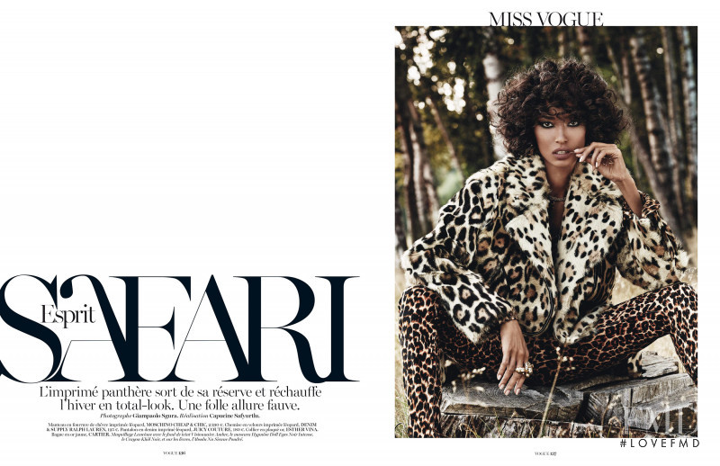 Anais Mali featured in Esprit Safari, November 2013