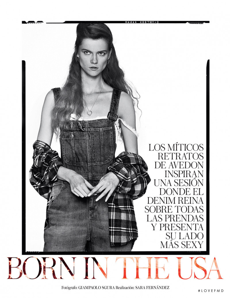 Kasia Struss featured in Born in the USA, April 2012