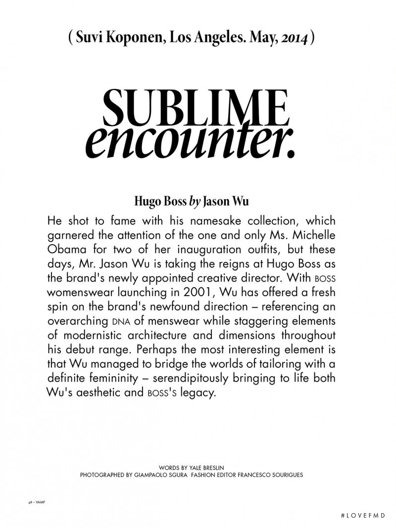 Sublime encounter, September 2014