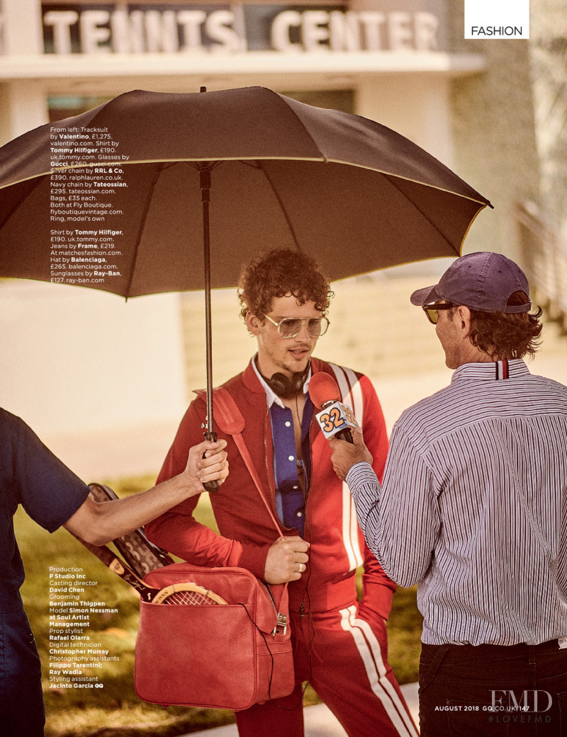 Simon Nessman featured in Court of Apparel, July 2018
