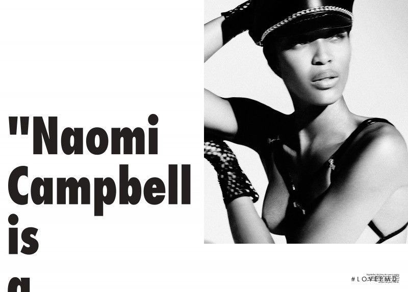 Naomi Campbell featured in Is A Lady, February 2010
