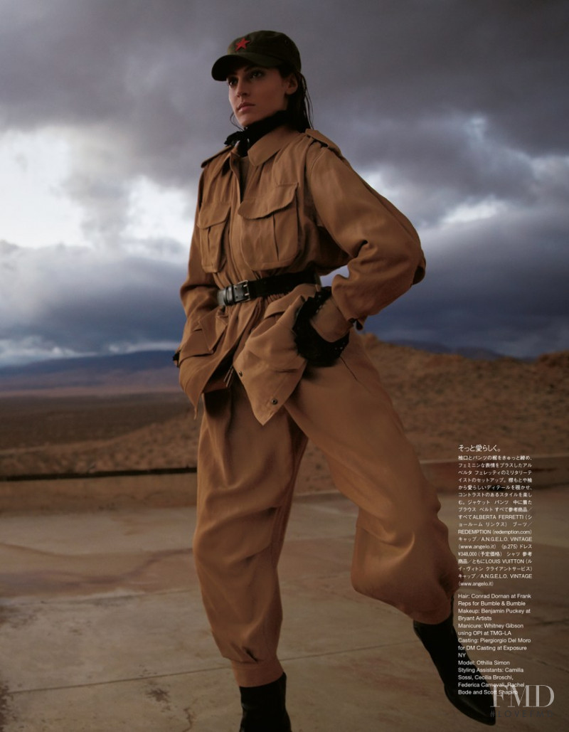 Othilia Simon featured in A Woman in Uniform, April 2019