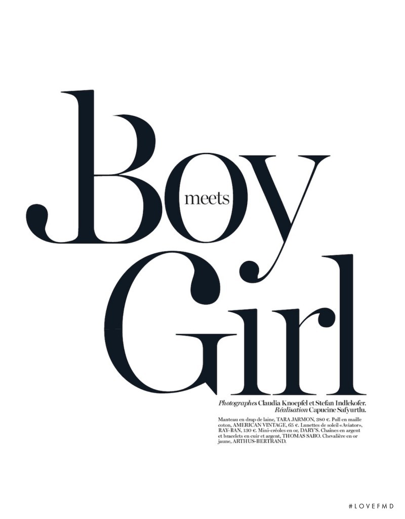 Boy Meets Girl, October 2012