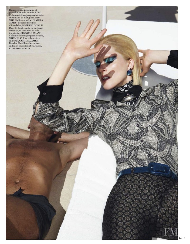 Iselin Steiro featured in Tailleur Pour Dames, October 2012