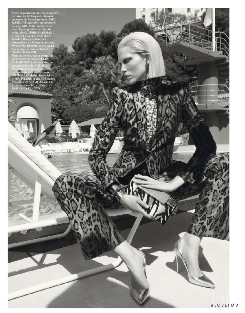 Iselin Steiro featured in Tailleur Pour Dames, October 2012