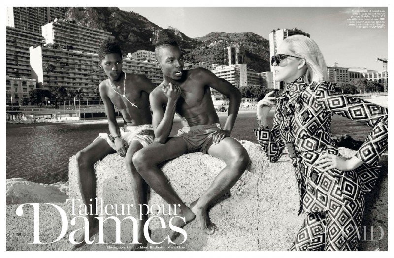 Iselin Steiro featured in Tailleur Pour Dames, October 2012