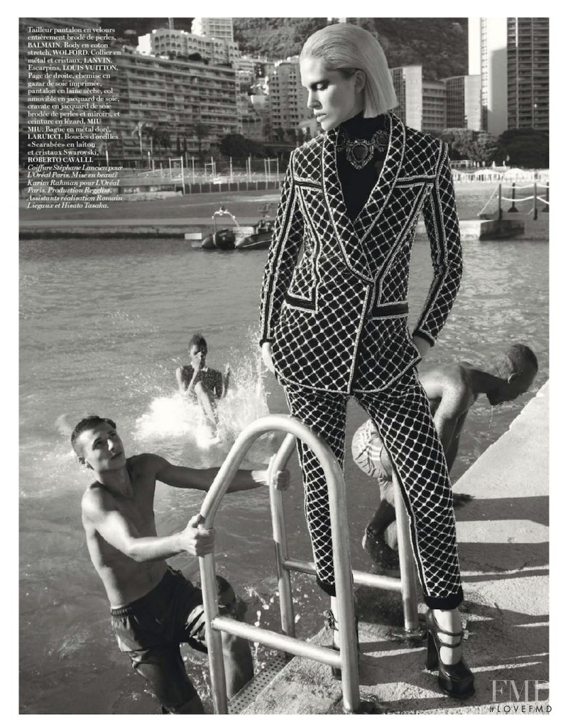 Iselin Steiro featured in Tailleur Pour Dames, October 2012