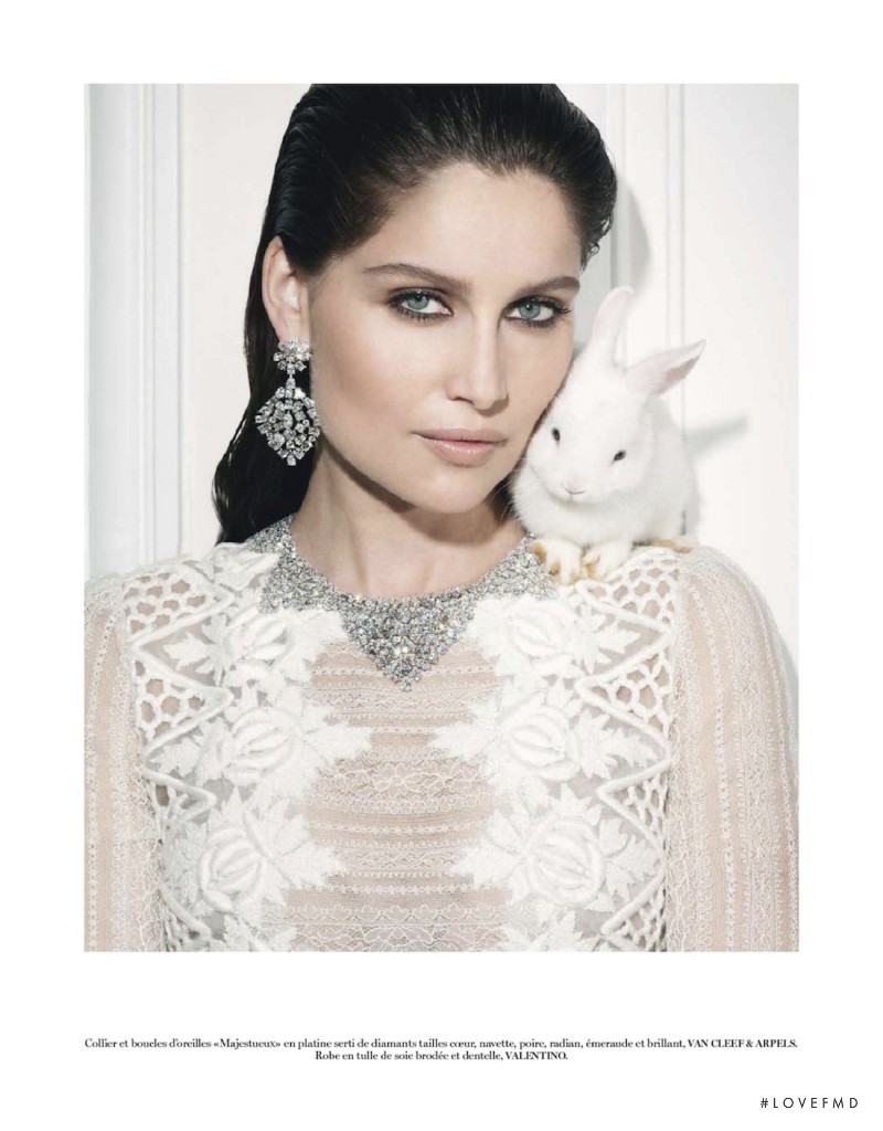 Laetitia Casta featured in La Collectionneuse, October 2012