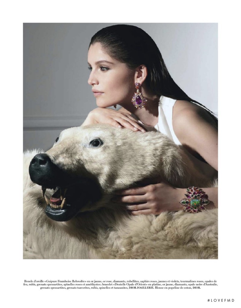 Laetitia Casta featured in La Collectionneuse, October 2012