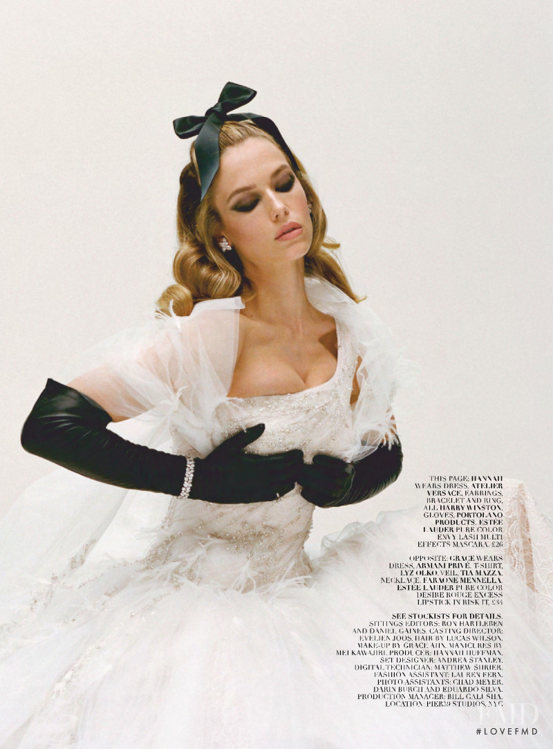 Hannah Ferguson featured in Portrait of a Bride, May 2019