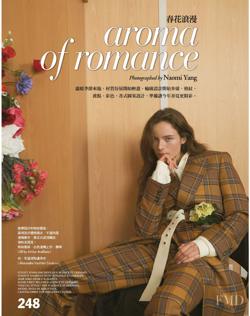 Anna de Rijk featured in Aroma of romance, April 2019