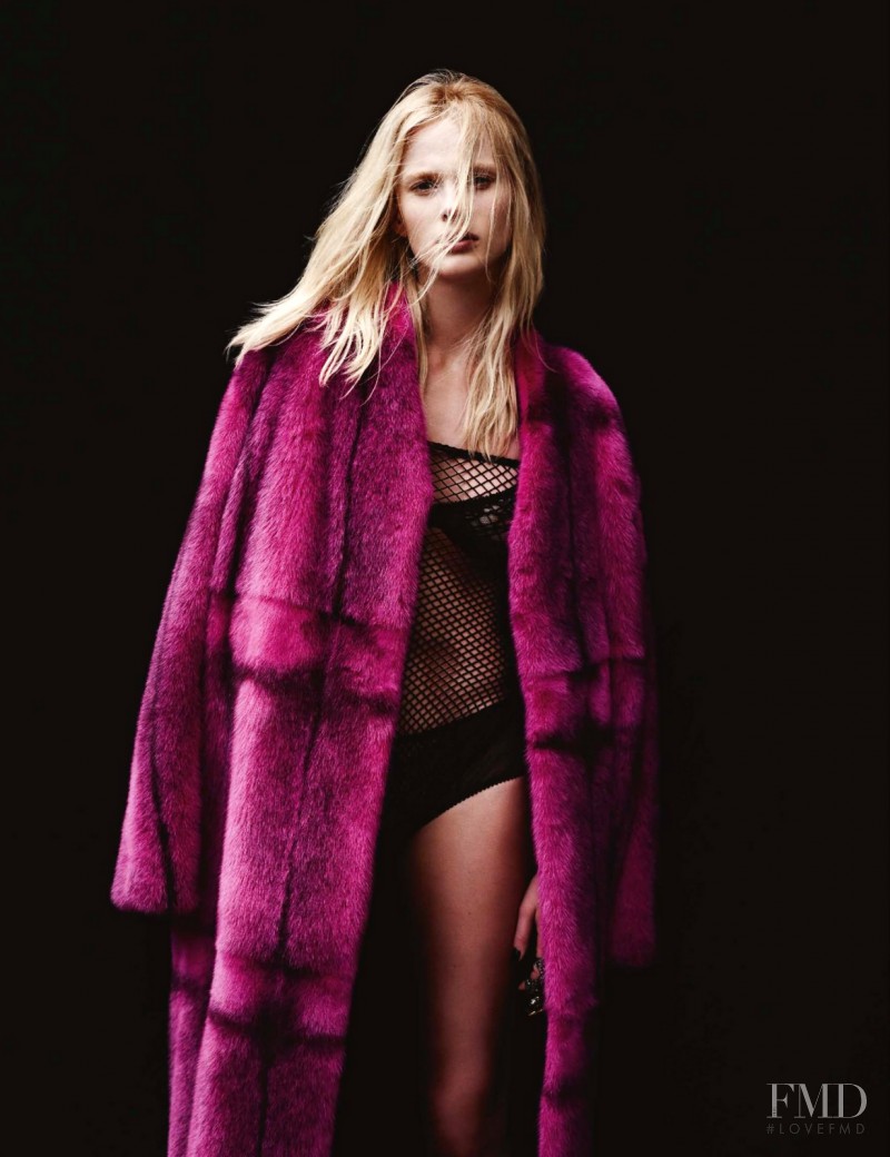 Anne Vyalitsyna featured in L\'Ange Noir, October 2012