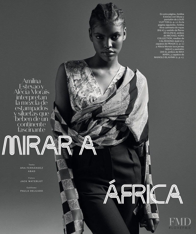 Amilna Estevão featured in Mirar a África, January 2019