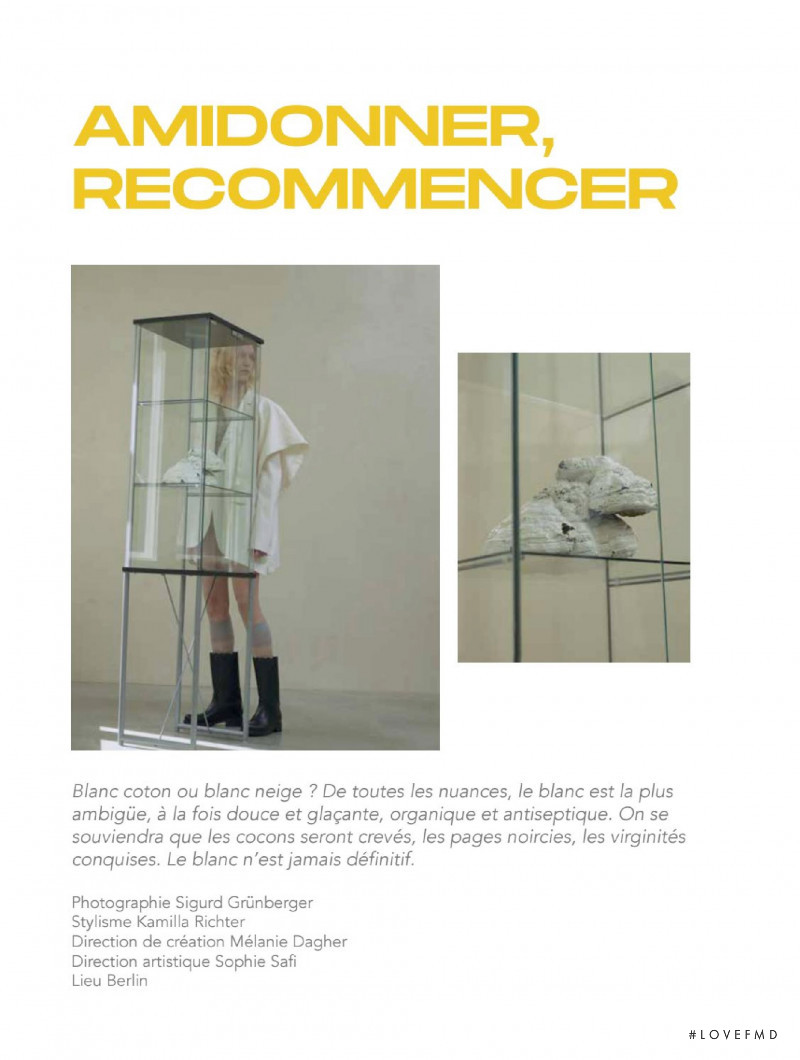 Amidonner, Recommencer, April 2019