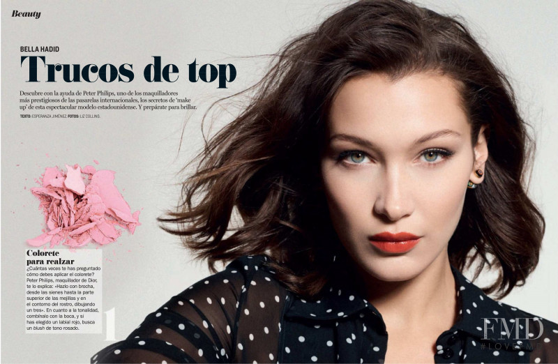 Bella Hadid featured in Trucos de top, April 2018