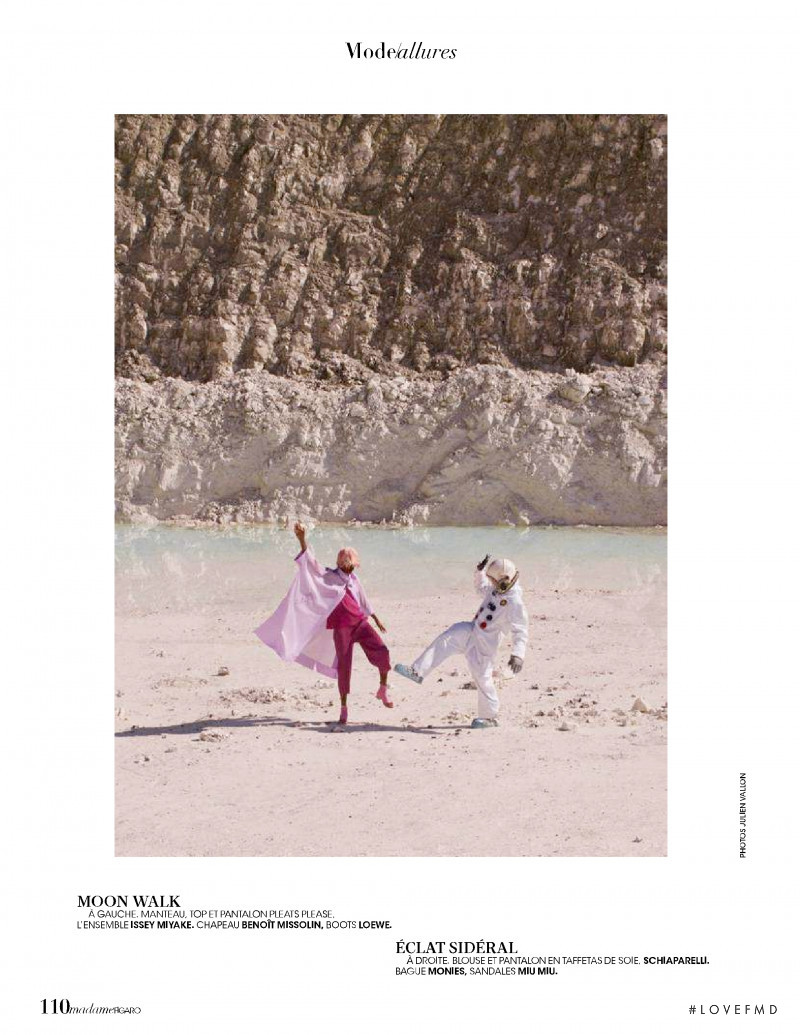 Symone Challenger featured in Planete Rose, April 2019