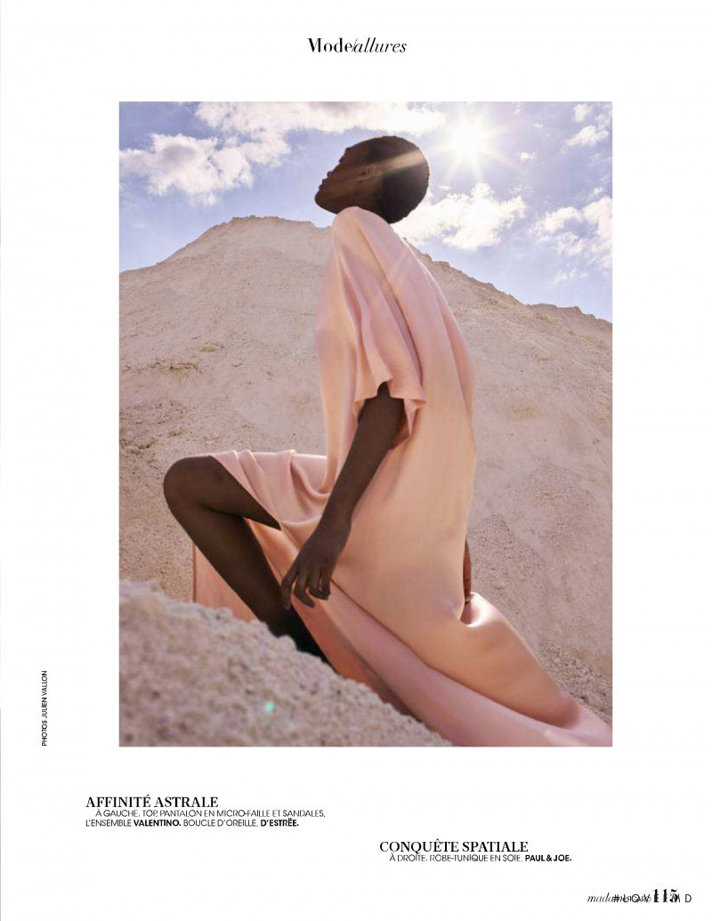 Symone Challenger featured in Planete Rose, April 2019