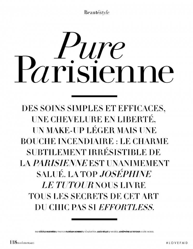 Pure Parisienne, April 2019